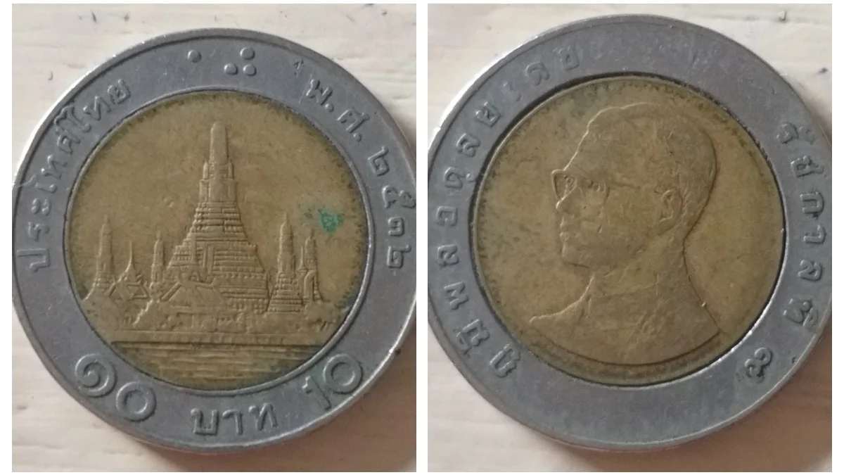 Mirip Uang Koin Kuno Rp 1000 Kelapa Sawit, Tapi Ini Uang Koin Kuno Thailand