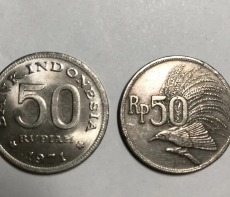 Harga Uang Koin 50 Rupiah Cendrawasih Tahun 1971 Terupdate, Jangan Kaget!