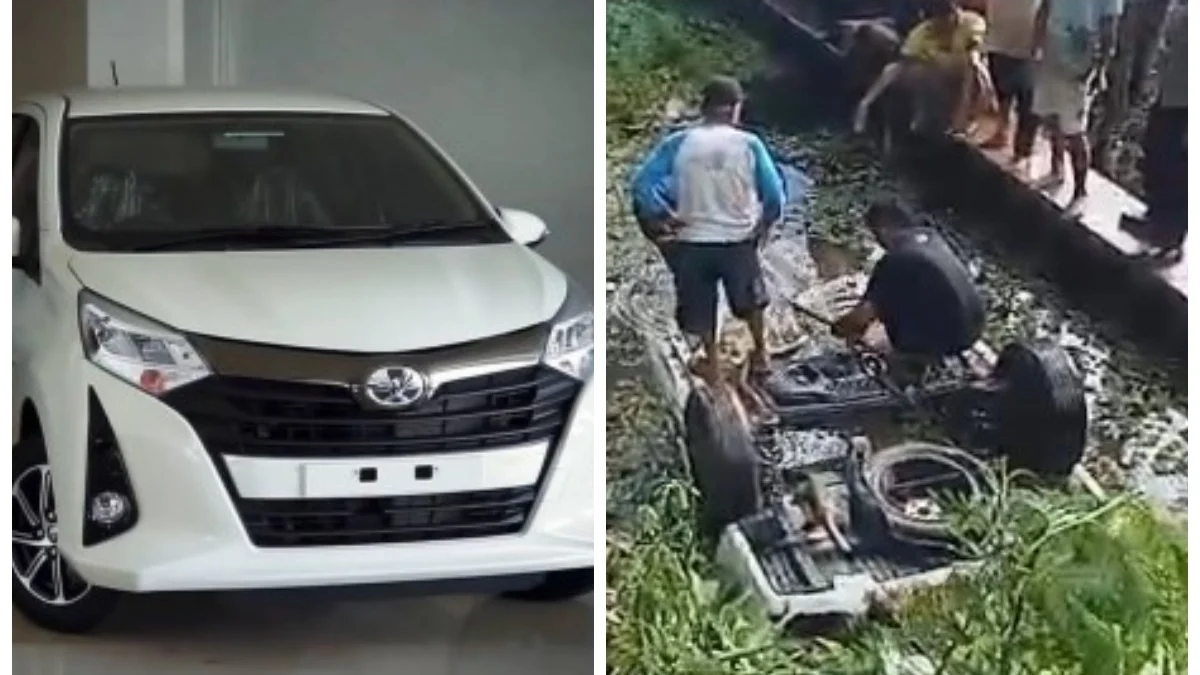 Kekurangan Toyota Calya, Mobil yang Masuk Jurang di Rancakalong Sumedang