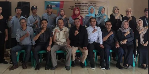Panwaslu Kecamatan Ganeas Berkordinasi Dengan PPK Kecamatan Ganeas Untuk Awasi Logistik Pemilu 2024
