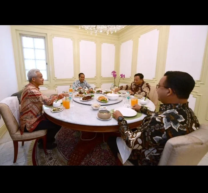 Ingin Pemilu 2024 Berjalan Damai, Jokowi Ajak Makan Siang Tiga Bakal Calon Presiden