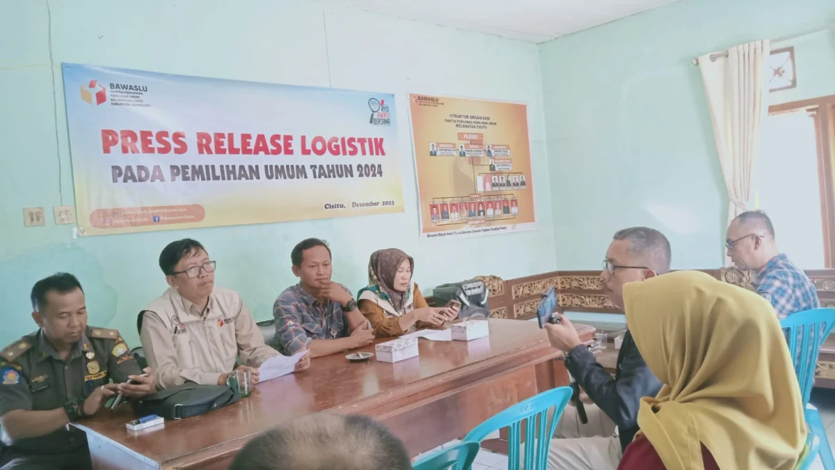 Panwaslu Kecamatan Cisitu Pastikan Logistik PPK Aman Dari Segala Kemungkinan Gangguan
