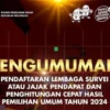 Komisi Pemilihan Umum (KPU) Buka Pendaftaran Lembaga Survei dan Jajak Pendapat untuk Pemilu 2024