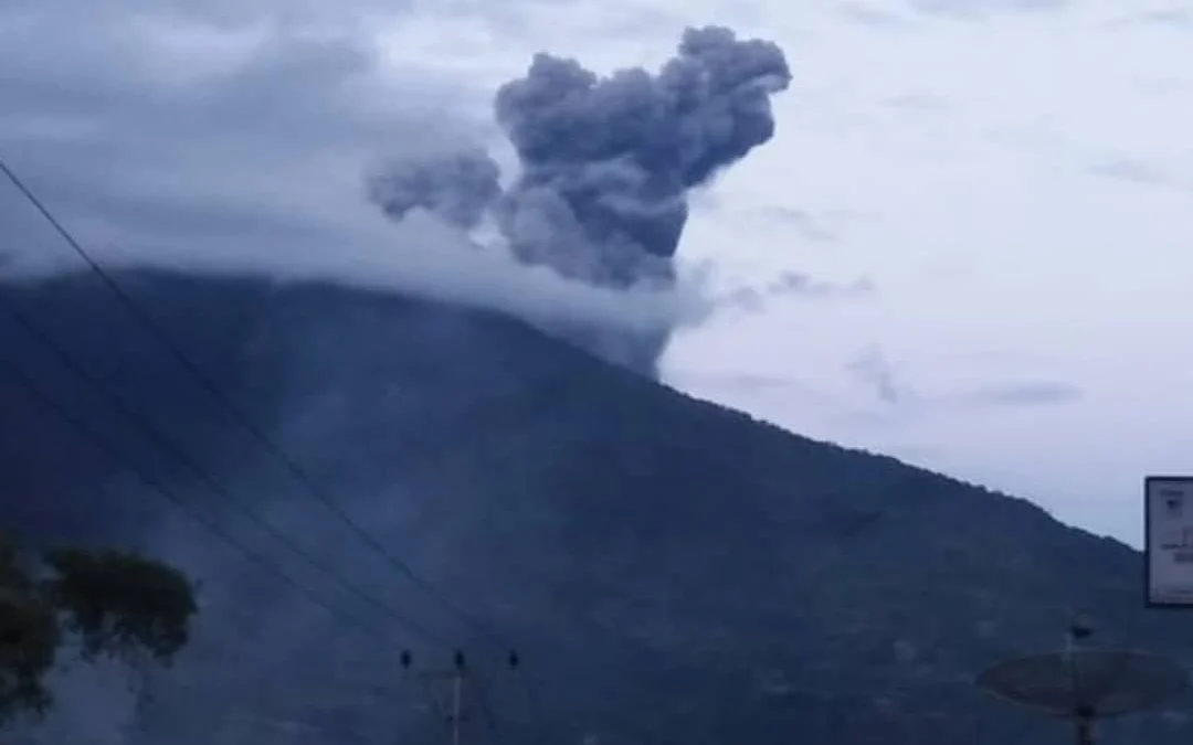 Jumlah korban Erupsi gunung berapi di Sumbar