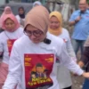 Melly Goeslaw Kampanye di Bandung, Blusukan ke Pasar