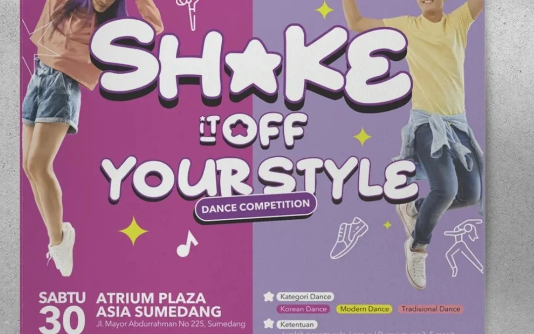 Event Dance Competition "Shake it Off Yourstyle" Siap Digelar di Plaza Asia Sumedang