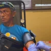 Komunitas Sepedah B2W dan PMI Sumedang Mengadakan Donor darah