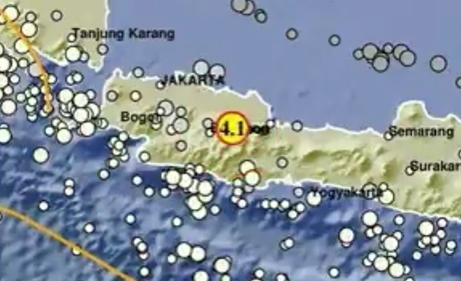 Gempa 4.1 Guncang Sumedang, Dampak Hujan dan Petir Mengerikan