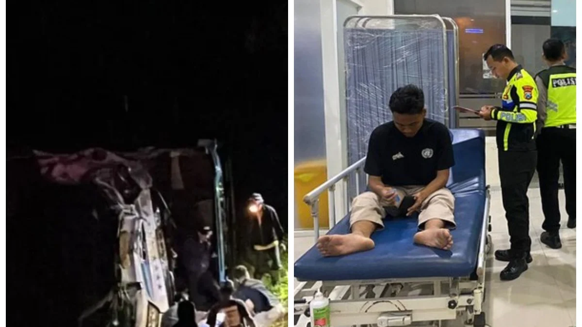 Satu Guru Tewas, Terlibat Kecelakaan Bus Rombongan "Study Tour" SMAN 1 Sidoarjo di Tol Solo-Ngawi