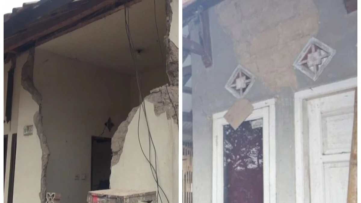 Tak Hanya di Sumedang, Puluhan Rumah di Subang Rusak Karena Gempa Sumedang