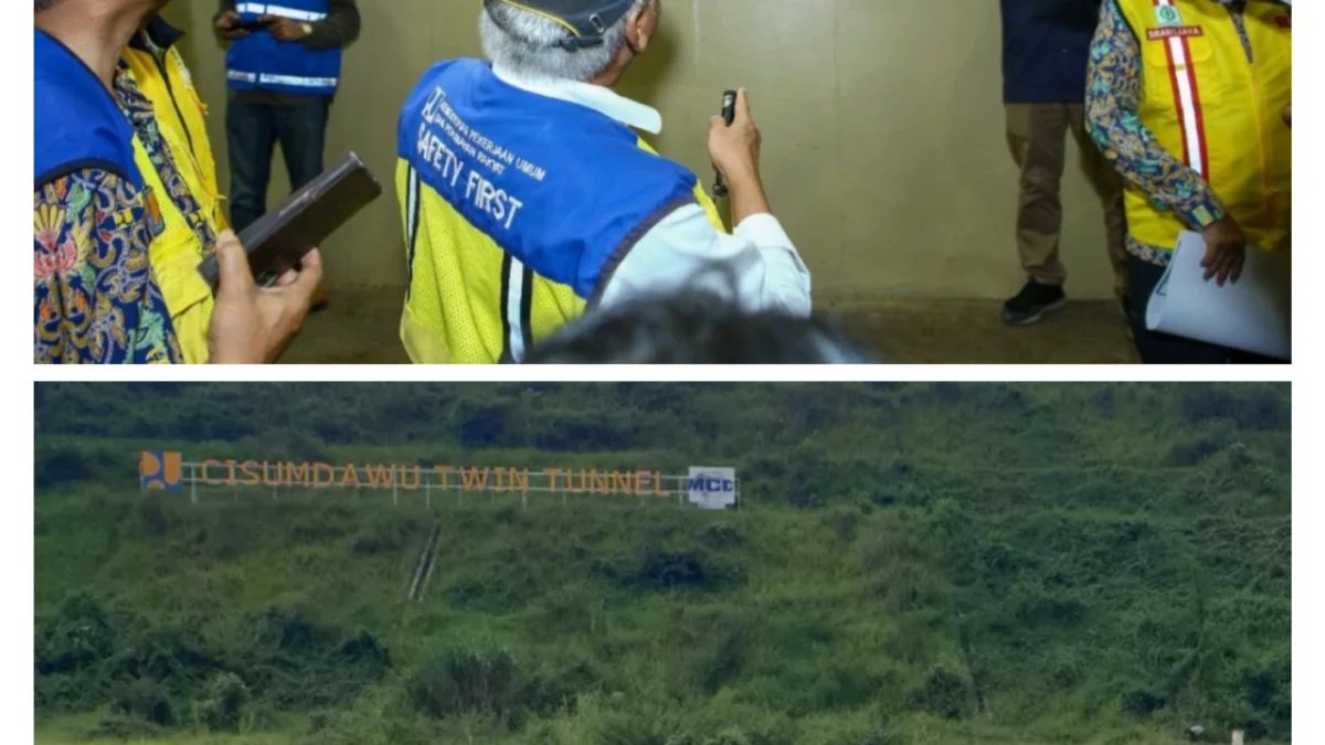 Menteri PUPR Melihat Terowongan Cisumdawu Tak Tertimpa Gempa Sumedang, Hanya 'Retakan' Debu?