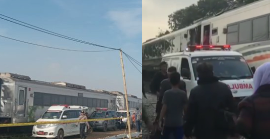 Kecelakaan Mengerikan Antara KA 350 Commuter Cicalengka-Padalarang dan KA 350 Commuter Turangga Surabaya-Bandung
