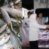 KKP Memberikan Bantuan 1 Ton Ikan dan Beras untuk Korban Gempa Sumedang