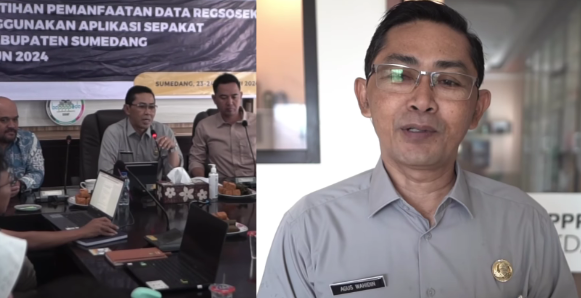 Mengoptimalkan Pemanfaatan Data Regsosek: Inovasi Kolaborasi Bapppeda dan Bappenas RI di Kabupaten Sumedang