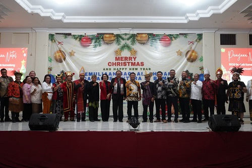 Perayaan Natal BKGS Pj Bupati Herman Ajak Aktualisasikan Dalam Kehidupan