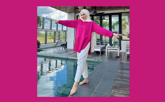6 Warna Jilbab Cocok dengan Baju Warna Fuchsia, Fashion Influencer Harus Tahu