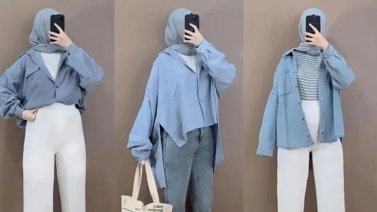 Rekomendasi Warna Jilbab yang Cocok untuk Baju Berwarna Biru Denim