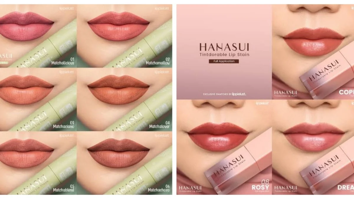 5 Rekomendasi Warna Lipstik Hanasui yang Cakep Bangett!