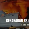 5 Orang Terluka Imbas Kebakaran RS Gatoel Kota Mojokerto Dini Hari Tadi