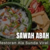 Restoran Ala Sunda Viral di Dramaga Bogor, Punya View Sawah dan Pegunungan yang Bikin Betah