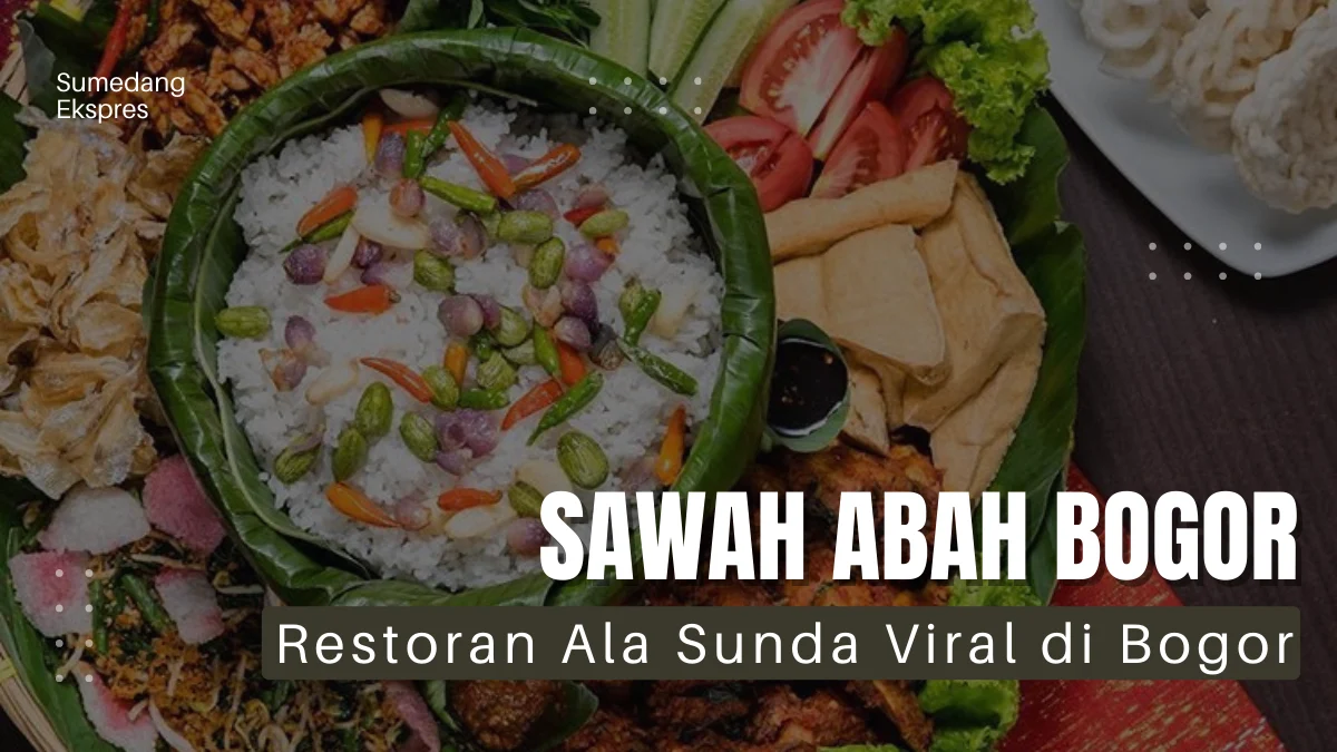 Restoran Ala Sunda Viral di Dramaga Bogor, Punya View Sawah dan Pegunungan yang Bikin Betah