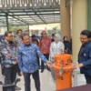 PANTAU: Menteri Kelautan dan Perikanan Republik Indonesia, Sakti Wahyu Trenggono saat mengecek Unit Kegiatan M