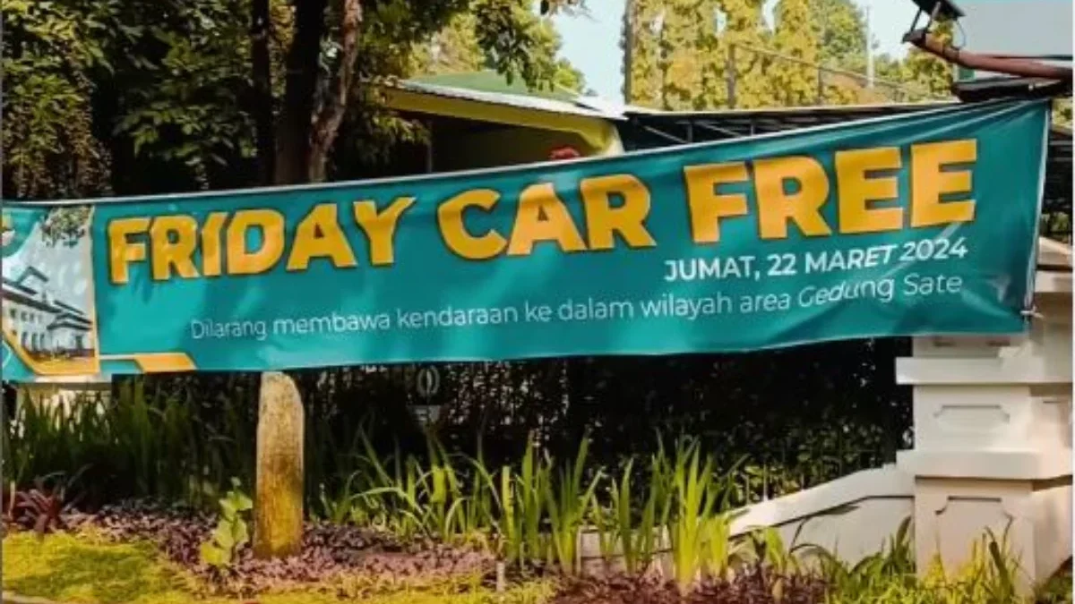 FRIDAY CAR FREE: Gedung Sate Bebas Kendaraan Bermotor Tiap Jumat