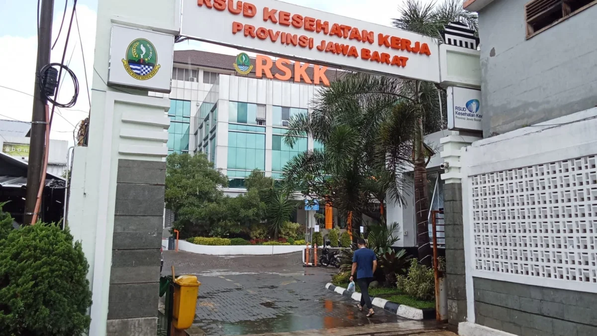 PERAWATAN: RSKK Rancaekek Bandung Jawa Barat lokasi korban gas beracun.