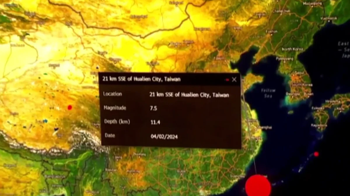 Gempa Bumi Besar Dekat Taiwan Picu Peringatan Tsunami di Wilayah Asia Pasifik