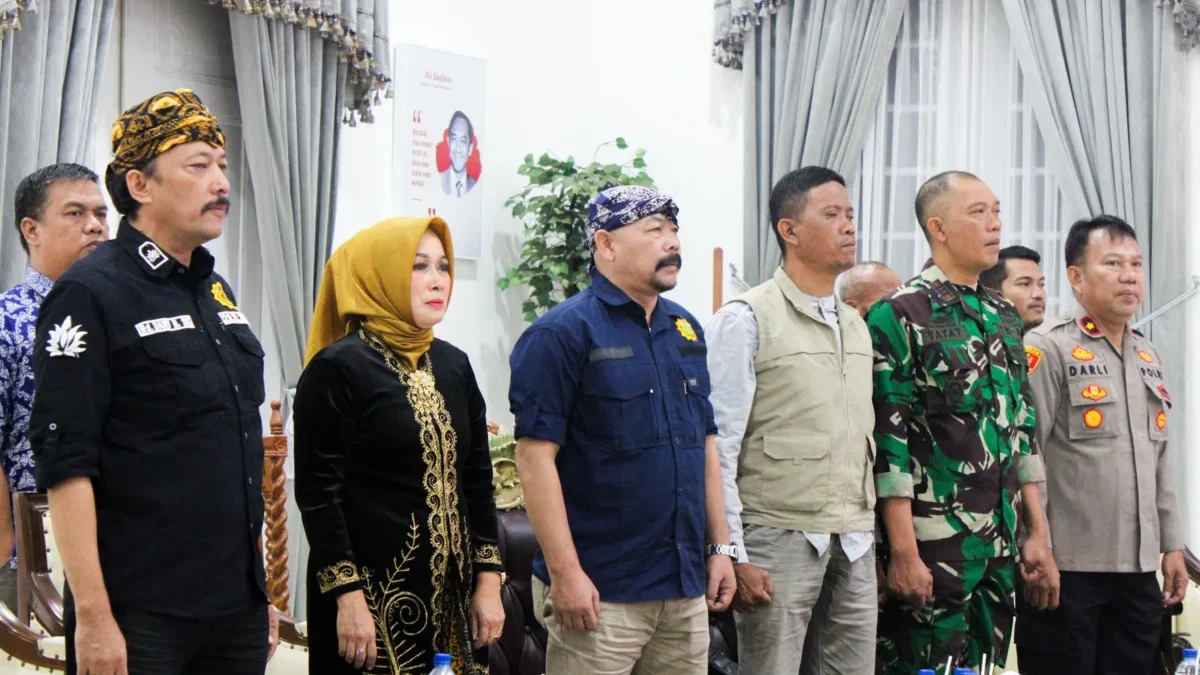 RAMAI: Pemerintah Daerah Kabupaten Sumedang menggelar kegiatan Saresehan Budaya Sumedang di Gedung Negara, bar