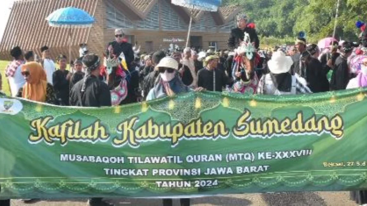 Kafilah Kabupaten Sumedang Memulai Gemilang di Pembukaan MTQ ke-38 Provinsi Jawa Barat