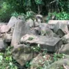 RIMBUN: Wisata Batu Sanghyang yang kondisinya saat ini rimbun dan tidak terawat.