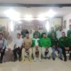 KOMUNIKASI: Bakal Calon Bupati Sumedang Dony Ahmad Munir beserta jajaran pengurus PPP Kabupaten Sumedang melak