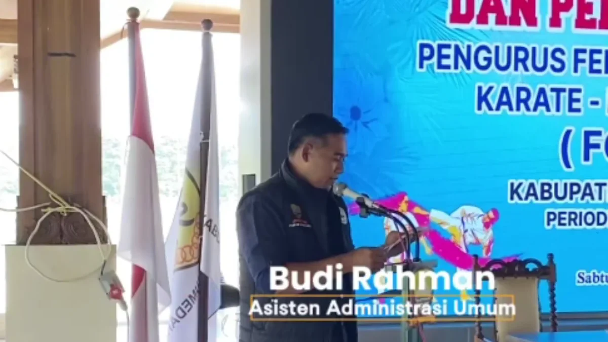 Budi Rahman, Asisten Administrasi Umum, Menghadiri Acara Pelantikan Pengurus FORKI Sumedang