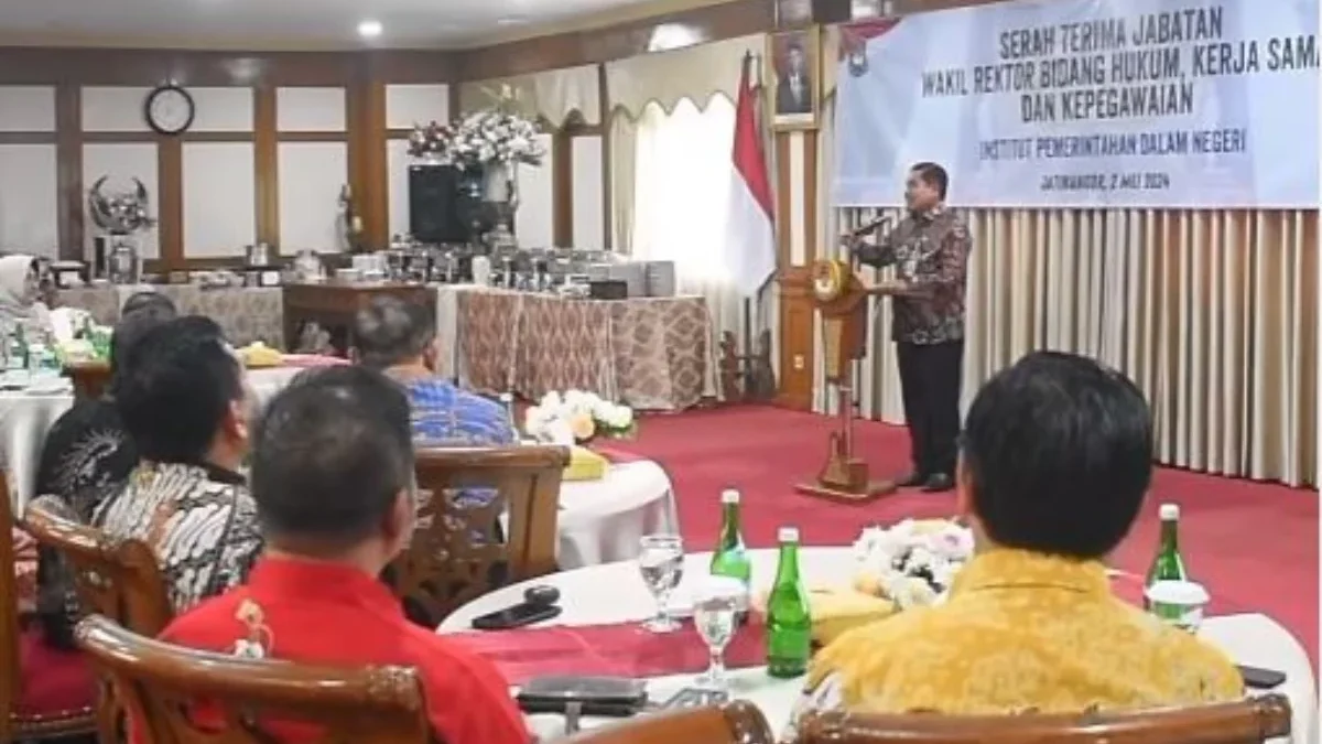 Pj Bupati Sumedang Yudia Ramli Hadiri Sertijab Wakil Rektor Bidang Hukum, Kerjasama dan Kepegawaian