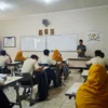 UJIAN: Para siswa di MtsS Persis Sumedang saat mengikuti Asesmen Sumatif Akhir Semester, baru-baru ini.