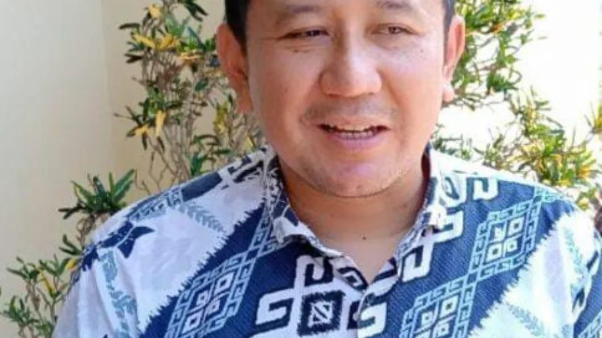 SILATURAHMI: Denden Imadudin Soleh mengadakan kunjungan ke calon Bupati Sumedang, Erwan Setiawan di Tanjungsar