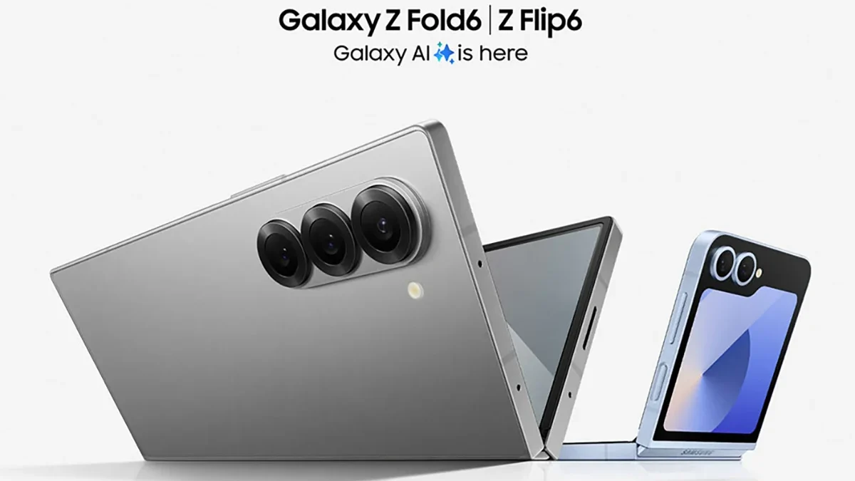 Samsung Galaxy Z Fold6 dan Galaxy Z Flip6.