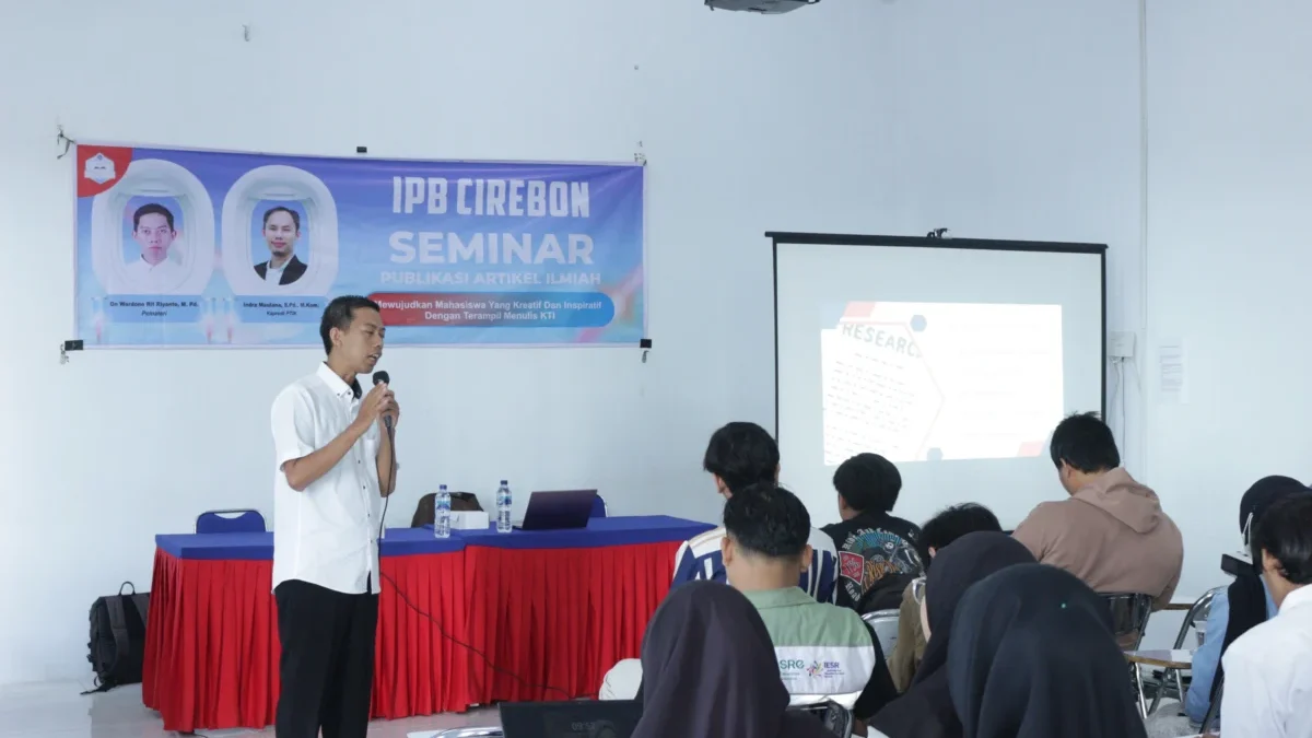 IPB Cirebon menggelar seminar tentang strategi Penulisan Karya Ilmiah serta Publikasi Artikel Ilmiah di Jurnal