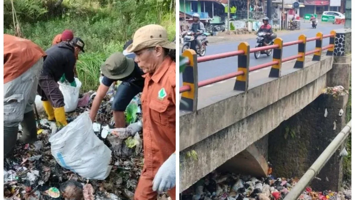 Sampah Menumpuk di Jalan Sindangkasih-Cikoneng, ODGJ Lagi yang Disalahkan