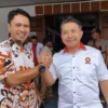 SALAMAN: Ketua DPD Partai Keadilan Sejahtera (PKS) Sumedang Yana Flandriana bersama Kang Ridwan Solihin.