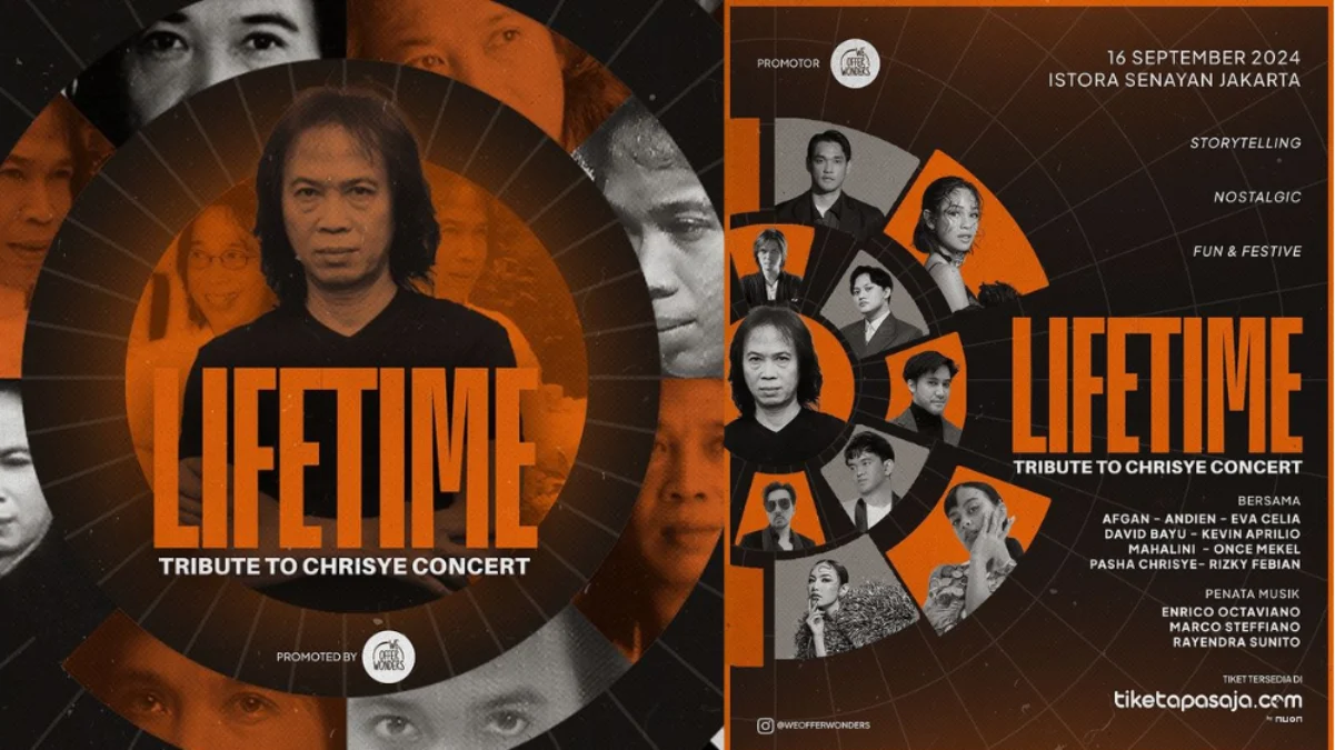 Konser Lifetime Tribute To Chrisye di Istora Senayan 16 September 2024.