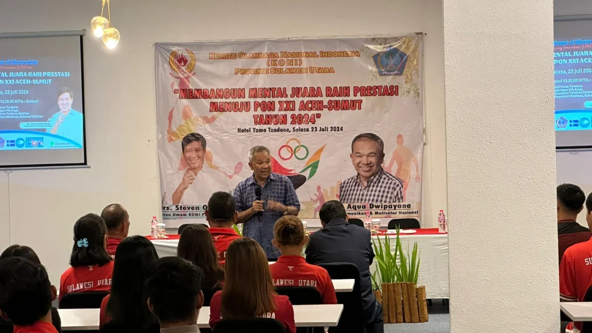 Dr Aqua Dwipayana: Sharing Komunikasi dan Motivasi kepada Atlet dan Pelatih di Sulawesi Utara