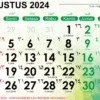 Kalender bulan agustus